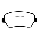 EBC Brakes Yellowstuff Performance Brake Pads