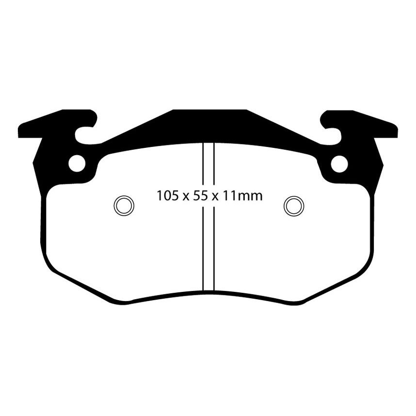 EBC Brakes Yellowstuff Performance Brake Pads