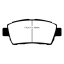 EBC Brakes Yellowstuff Performance Brake Pads