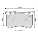 Pagid RSL29 Brake pads