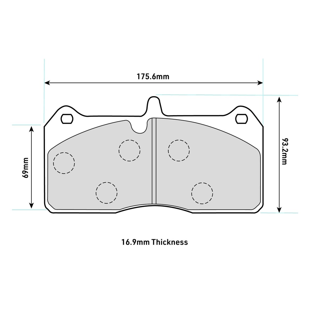 Ferodo DS2500 Brake Pads To Fit AP Racing CP8316 Caliper