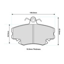 Mintex MRM1802 Brake Pads