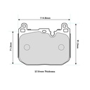 Mintex MRM1801 Brake Pads