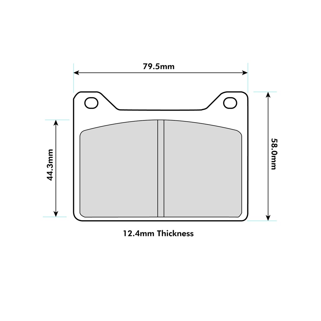 Mintex MRM1802 Brake Pads To Fit Wilwood Powerlite Calipers