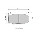Mintex F6R Brake Pads To Fit AP Racing CP4296 Caliper