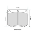 Mintex MRM1802 Brake Pads