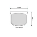 Mintex MRM1802 Brake Pads To Fit Girling NR Calipers