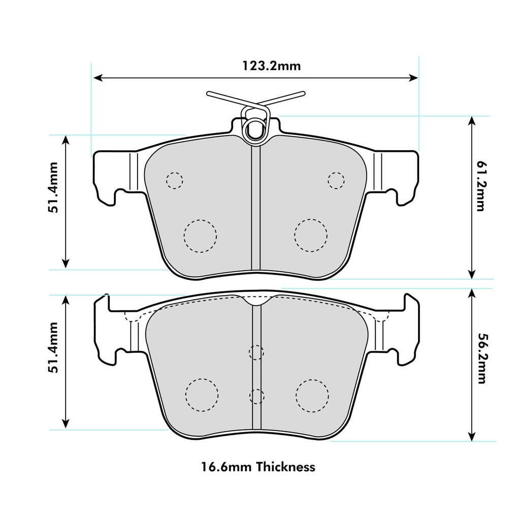Mintex MRM1801 Brake Pads