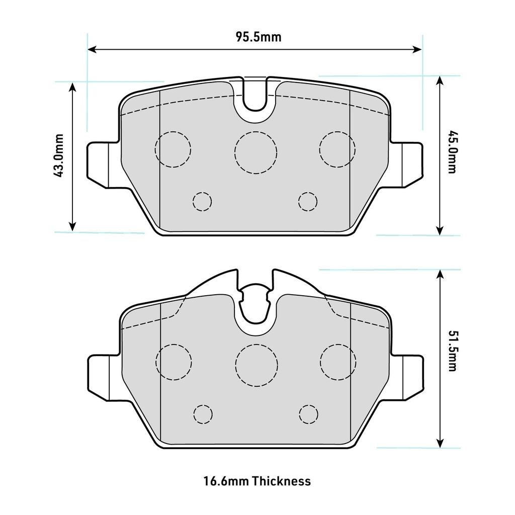 Mintex MRM1802 Brake Pads
