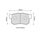 Mintex MRM1802 Brake Pads