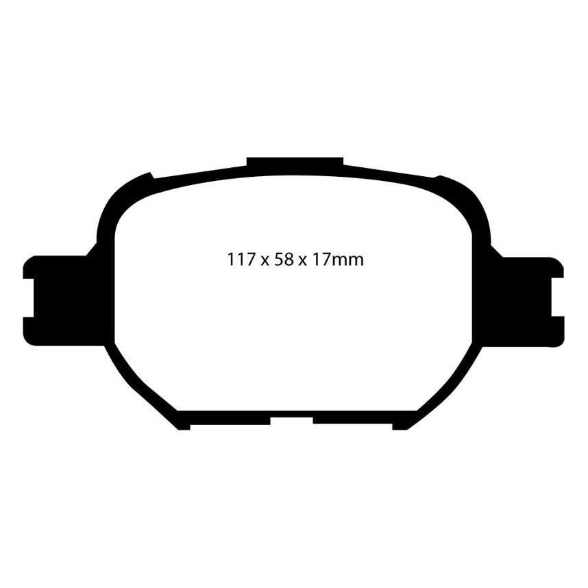 EBC Brakes Yellowstuff Performance Brake Pads