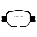 EBC Brakes Yellowstuff Performance Brake Pads