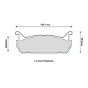 Mintex M1144 Brake Pads