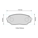 PBS Brakes ProRace Brake Pads