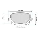 PBS Brakes ProTrack Brake Pads