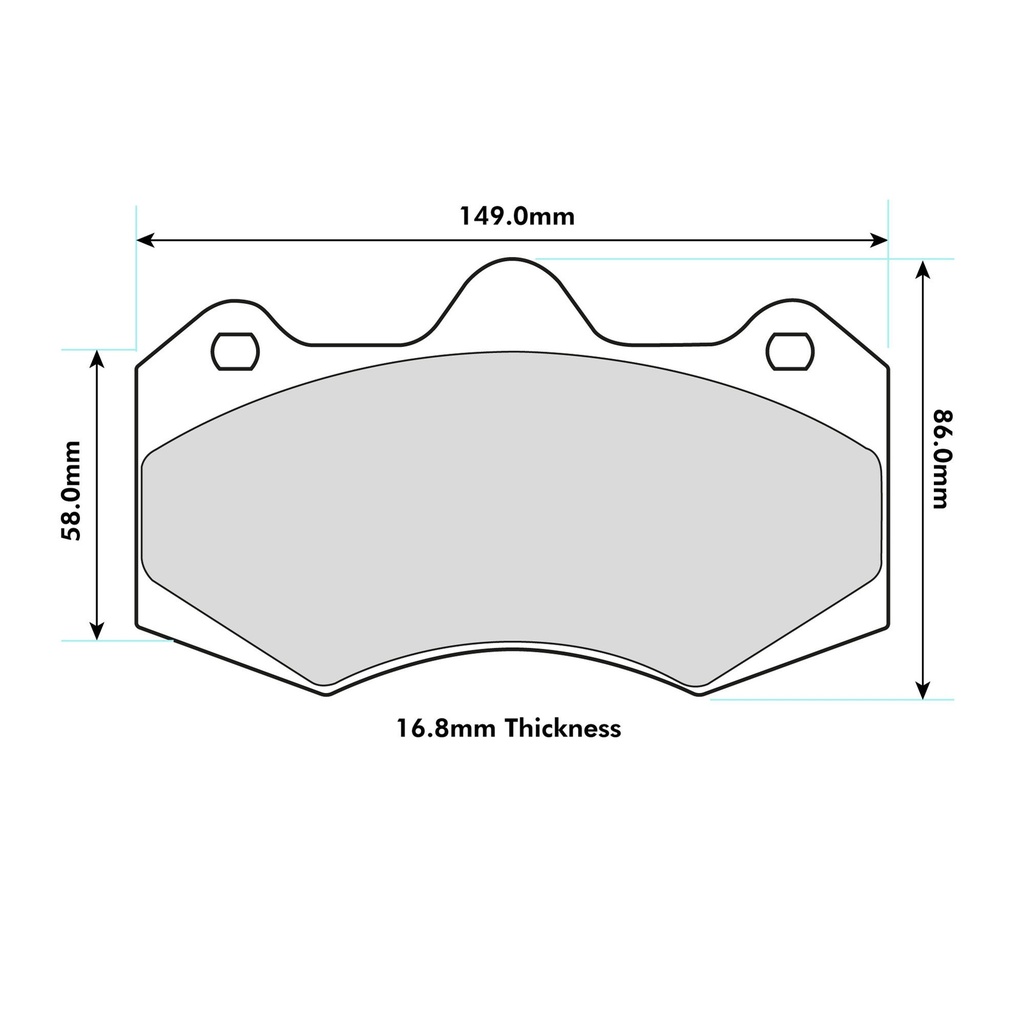 Ferodo DS3.12 Brake Pads To Fit AP Racing CP7040 / OE Calipers