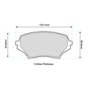 PBS Brakes ProTrack Brake Pads