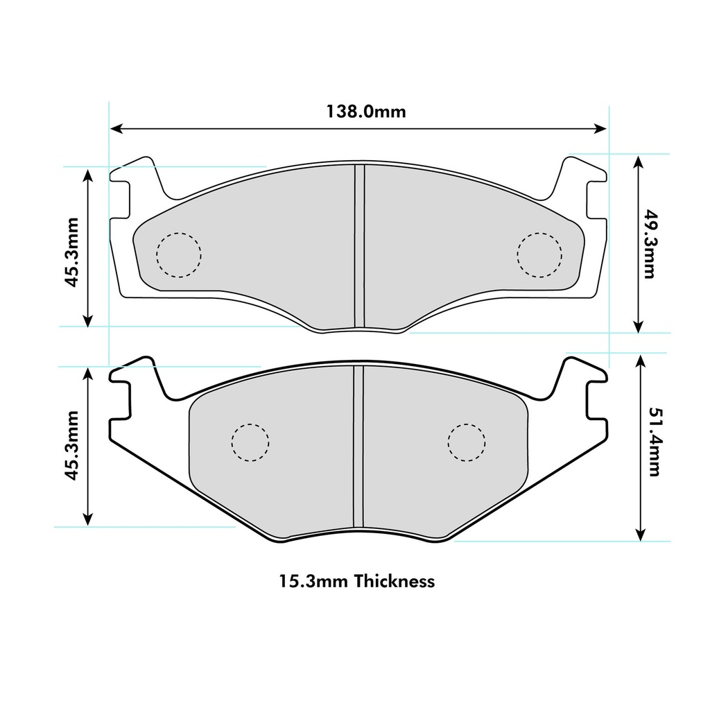 Mintex M1144 Brake Pads