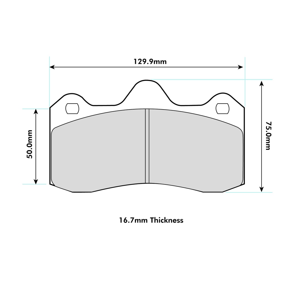 Ferodo DS1.11 Brake Pads To Fit AP Racing CP6627 / OE calipers