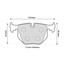 EBC Brakes RP-1 Brake Pads