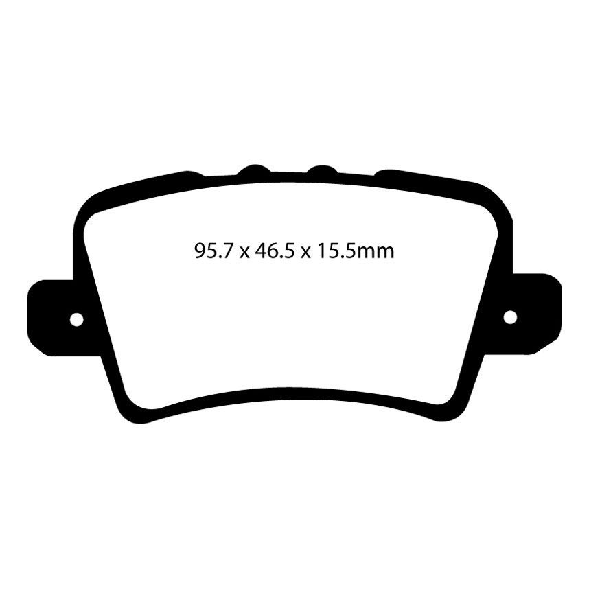 EBC Brakes Yellowstuff Performance Brake Pads
