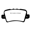 EBC Brakes Yellowstuff Performance Brake Pads