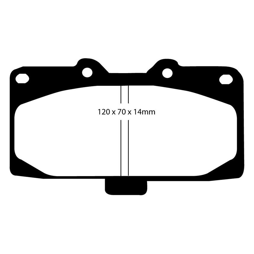 EBC Brakes Yellowstuff Performance Brake Pads