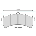 Ferodo DS1.11 Brake Pads To Fit AP Racing CP5070/CP5146/CP5577 Calipers
