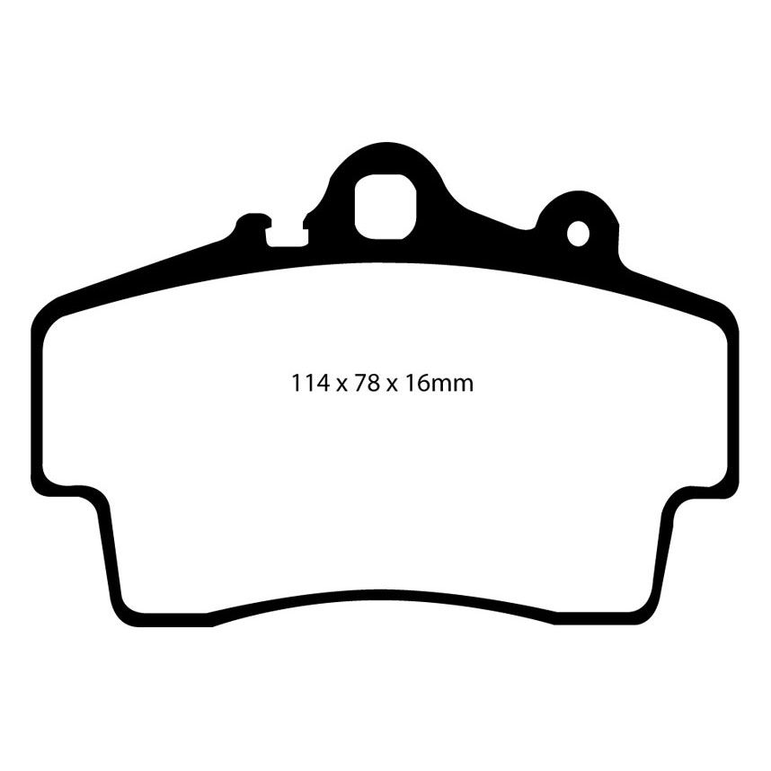 EBC Brakes Yellowstuff Performance Brake Pads