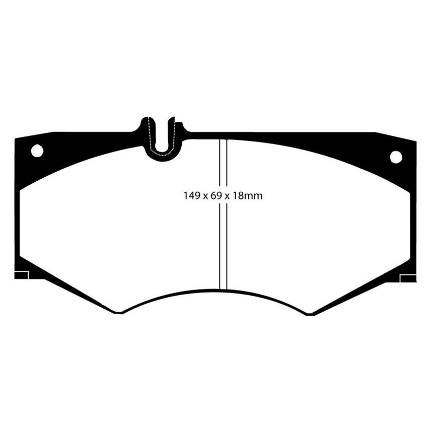 EBC Brakes Yellowstuff Performance Brake Pads