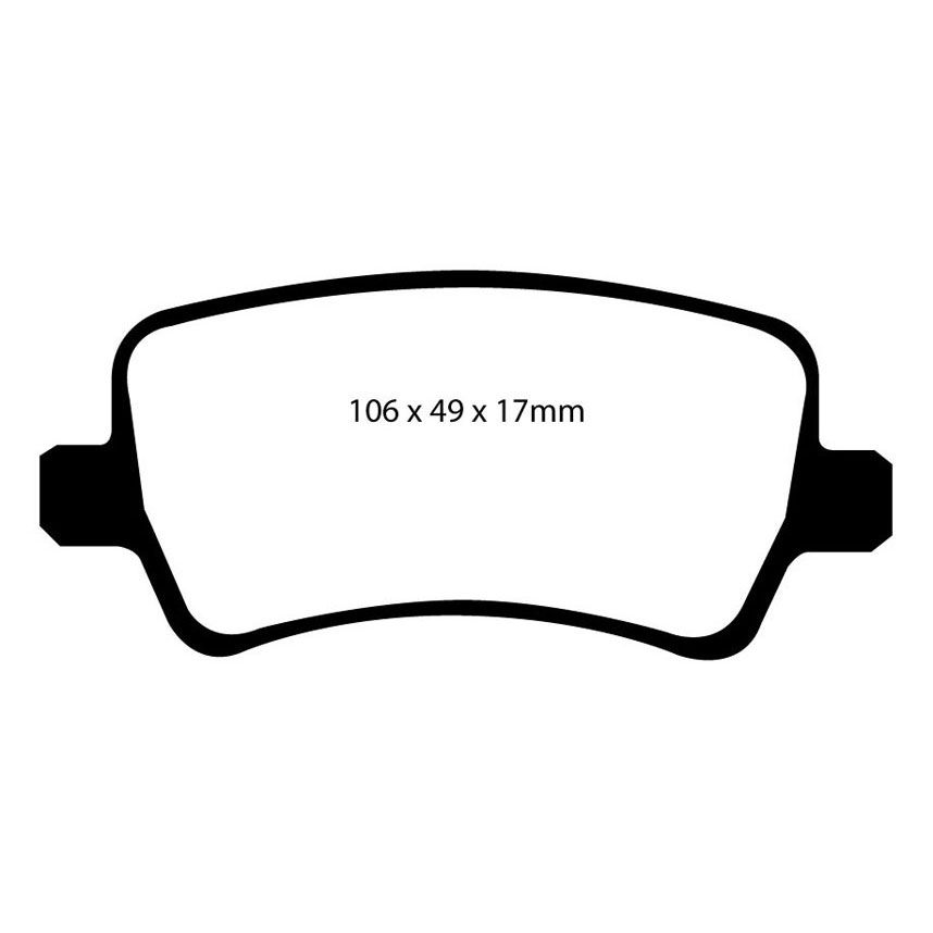 EBC Brakes Yellowstuff Performance Brake Pads