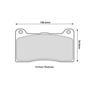 EBC Brakes Bluestuff NDX Brake Pads To Fit Wilwood Narrow Dynalite Calipers