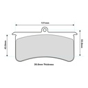 Pagid RST4 Brake Pads To Fit Wilwood Superlite 4 & 6 Piston Calipers