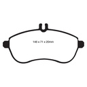 EBC Brakes Yellowstuff Performance Brake Pads
