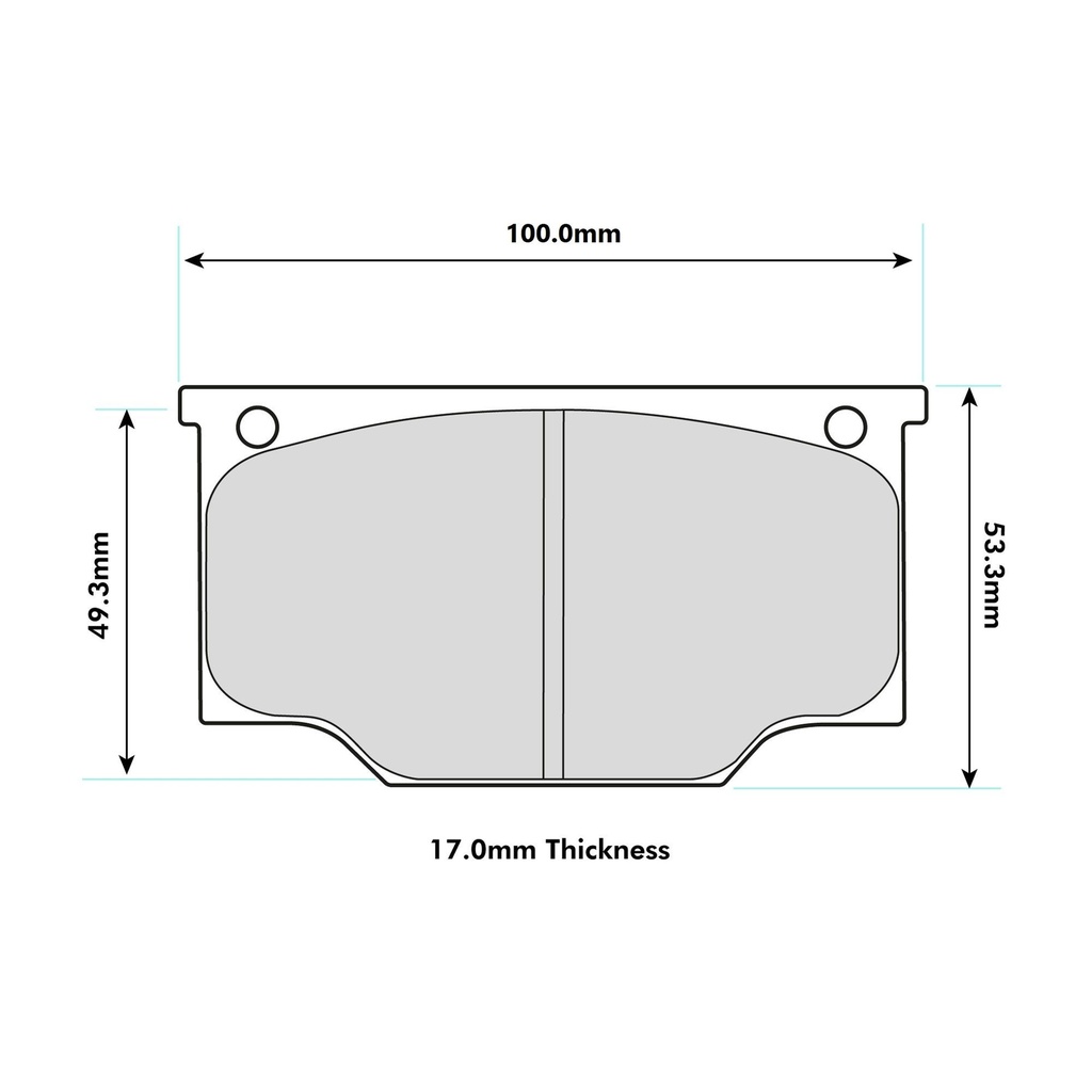 Ferodo DS3000 Brake Pads To Fit Girling AR5 / BR Caliper