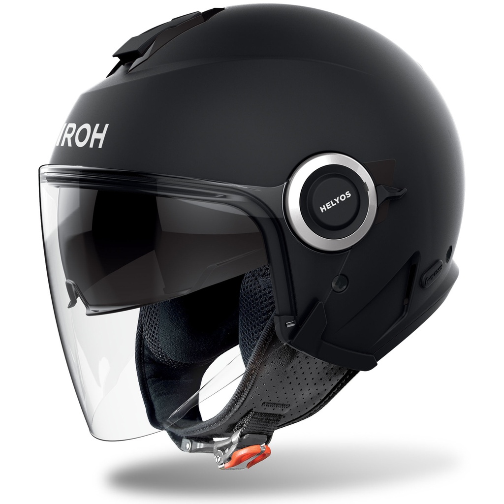 [5001703-3834662] Airoh Helyos Plain Motorcycle Helmet (M (57-58cm), Matt Black)