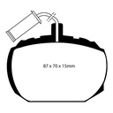 EBC Brakes Yellowstuff Performance Brake Pads