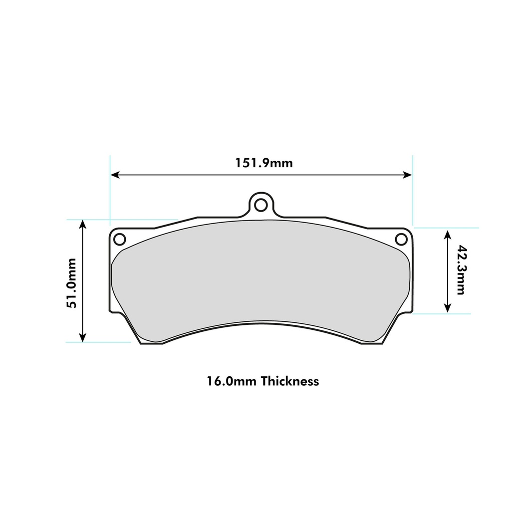 Performance Friction 11 Brake Pads To Fit AP Racing CP5060 Caliper