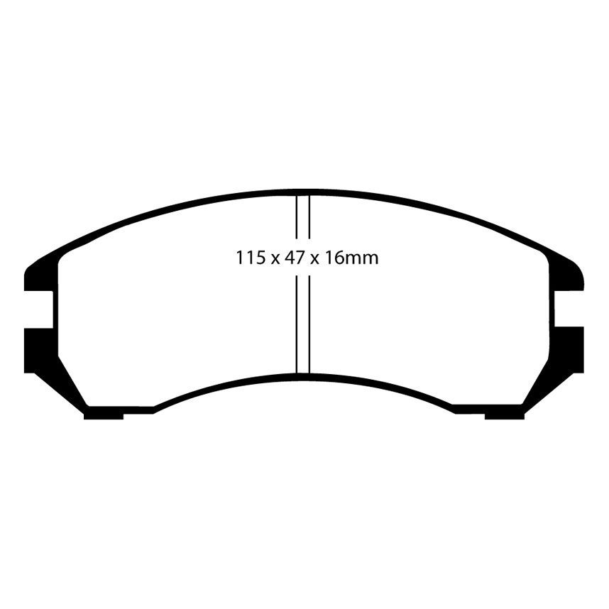 EBC Brakes Yellowstuff Performance Brake Pads