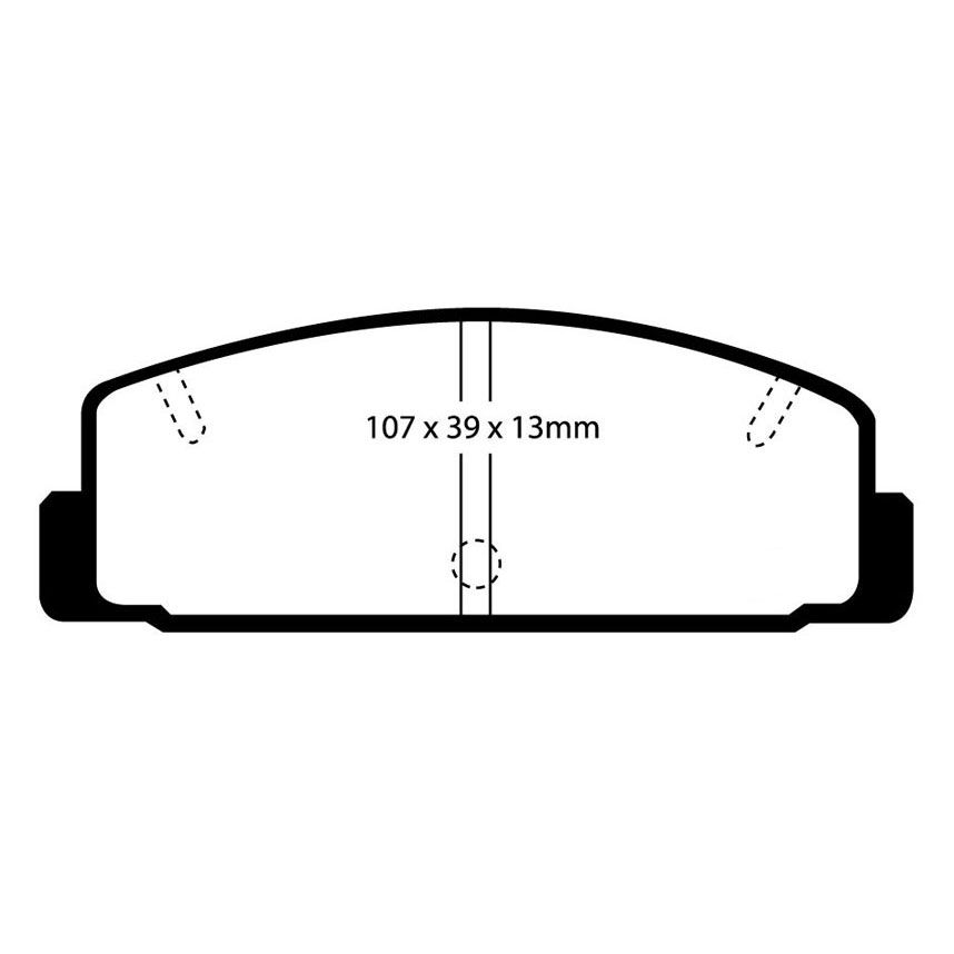 EBC Brakes Yellowstuff Performance Brake Pads