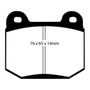 EBC Brakes Yellowstuff Performance Brake Pads