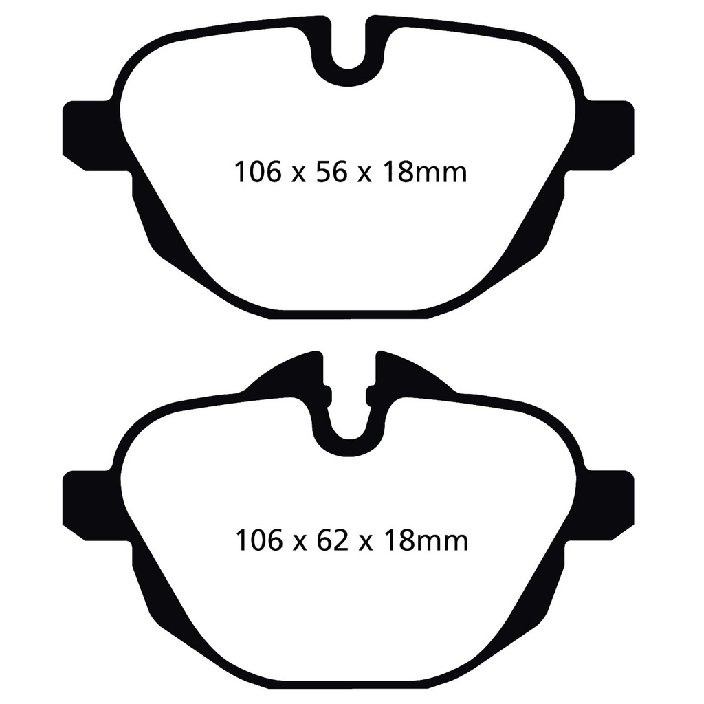 EBC Brakes Yellowstuff Performance Brake Pads