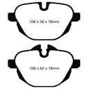 EBC Brakes Yellowstuff Performance Brake Pads