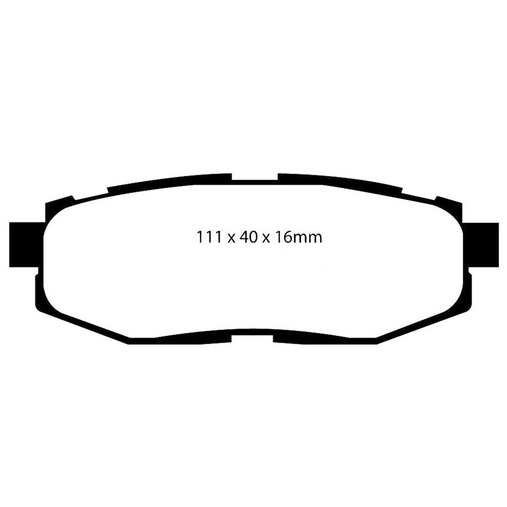 EBC Brakes Yellowstuff Performance Brake Pads
