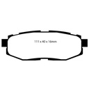 EBC Brakes Yellowstuff Performance Brake Pads