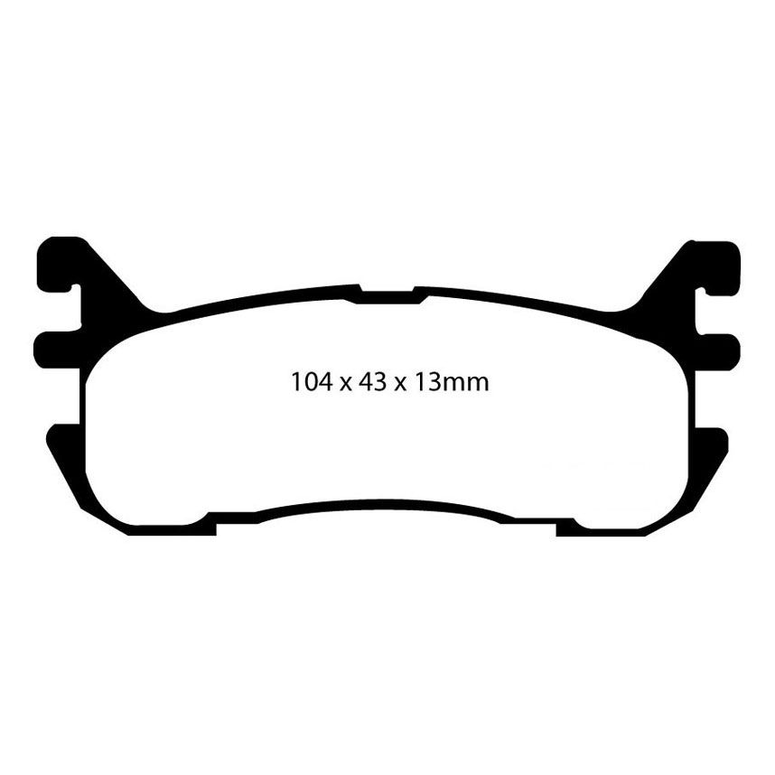 EBC Brakes Yellowstuff Performance Brake Pads