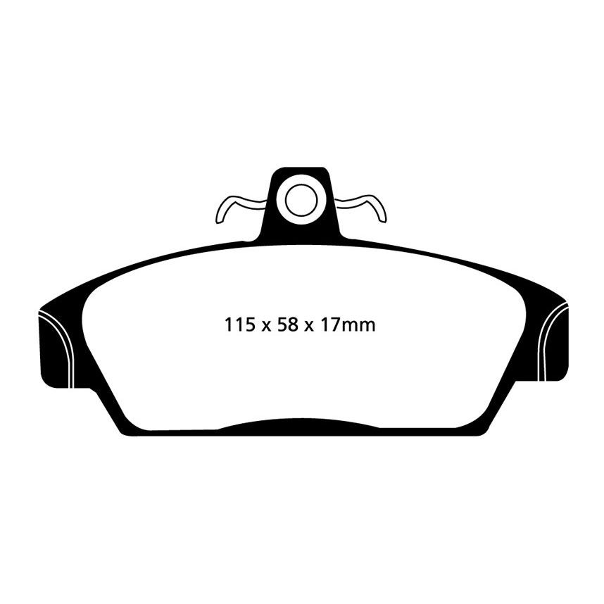 EBC Brakes Yellowstuff Performance Brake Pads