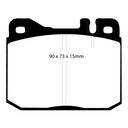EBC Brakes Yellowstuff Performance Brake Pads