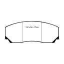 EBC Brakes Yellowstuff Performance Brake Pads
