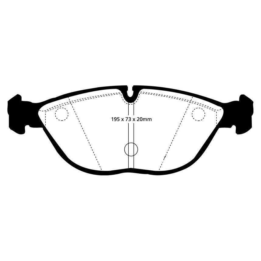 EBC Brakes Yellowstuff Performance Brake Pads